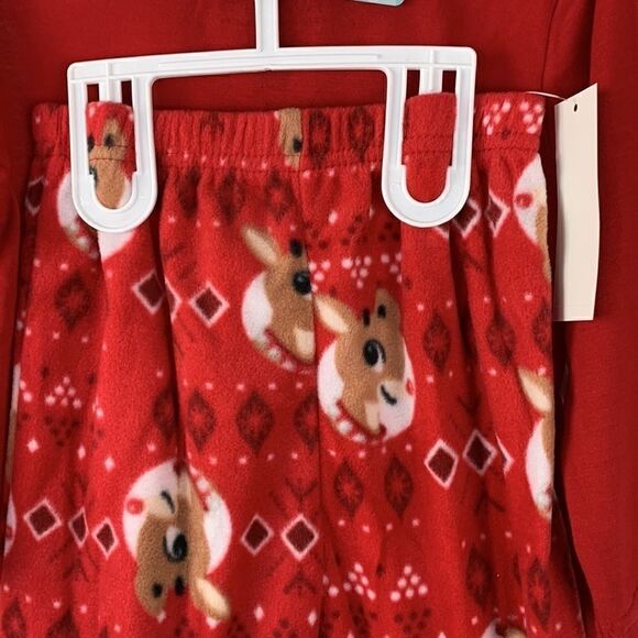 Rudolph Red-Nosed Reindeer toddler Holiday Sleep Pajamas - Picture 7 of 12